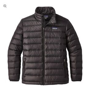 Patagonia Black Lightweight Windproof Quilted Zip Up Puffer Down Jacket Size S